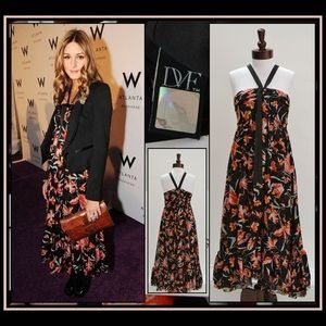 Diane Von Furstenberg Erin Silk Maxi Dress ORIGINAL